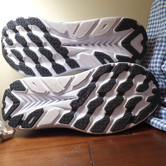 Hoka Clifton 8 Black White Shoes Women's Size 10 D Wide - Picture 11 of 15